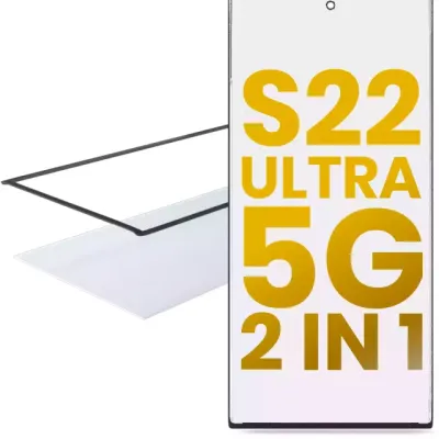 Скло екрана 2 в 1 з OCA для Samsung Galaxy S22 Ultra 5G