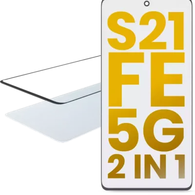 Скло екрана 2 в 1 з OCA для Samsung Galaxy S21 FE 5G