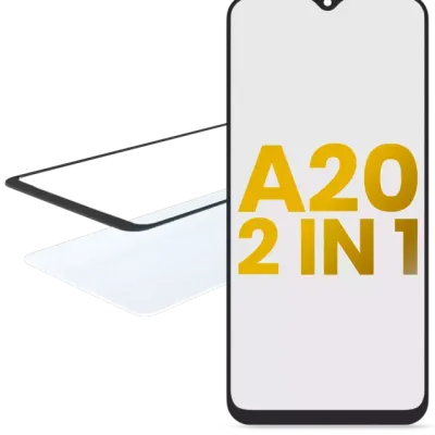 Скло екрана 2 в 1 з OCA для Samsung Galaxy A20 (A205 / 2019) / A30s (A307 / 2019)