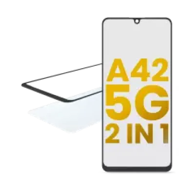Скло екрана 2 в 1 з OCA для Samsung Galaxy A42 5G (A426 / 2020)