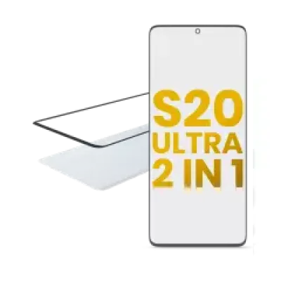 Скло екрана 2в1 з OCA для Samsung Galaxy S20 Ultra