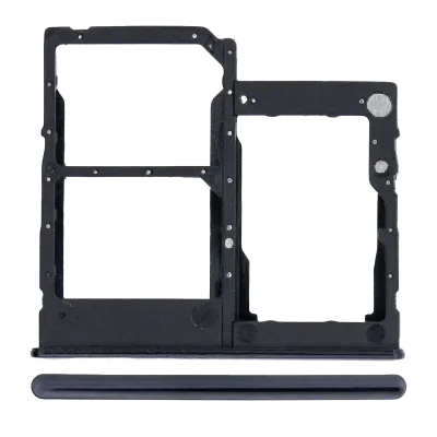 Лоток SIM для Samsung Galaxy A41 (A415 / 2020) (Prism Crush Black)