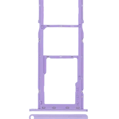 Dual Sim Card Tray For Samsung Galaxy A01 (A015 / 2020) (Purple)