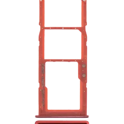 Dual Sim Card Tray For Samsung Galaxy A71 (A715 / 2020) (Red)