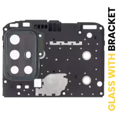 Скло камери з кріпленням для Motorola Moto G30 (XT2129 / 2021) (Phantom Black)