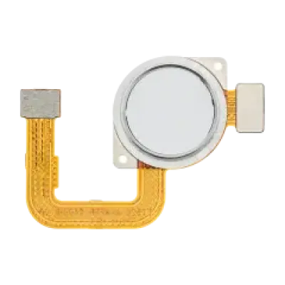 Сканер відбитків з шлейфом для Motorola Moto G Power (XT2041-4 / XT2041-6 / XT2041-7 / XT2041DL / 2020) / G Stylus 6.4" (XT2043 / 2020) (White)