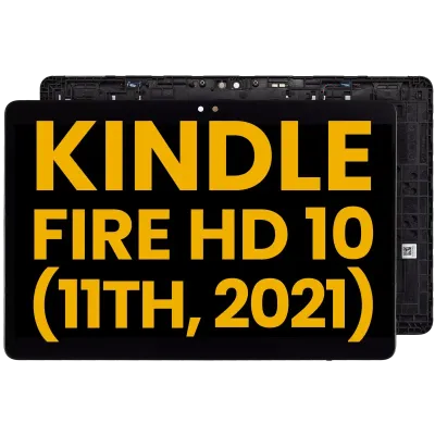 Дисплейний модуль з рамкою для Amazon Kindle Fire HD 10 (11th Gen, 2021) (Refurbished) (усі кольори)