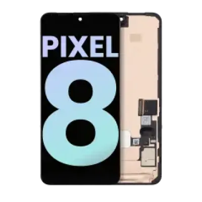 Дисплейний модуль (OLED) з рамкою та датчиком відбитків для Google Pixel 8 (Genuine OEM) (всі кольори)