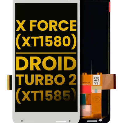 Дисплейний модуль (LCD) без рамки для Motorola Moto X Force (XT1580 / 2015) / Droid Turbo 2 (XT1585 / 2015) (Refurbished) (білий)