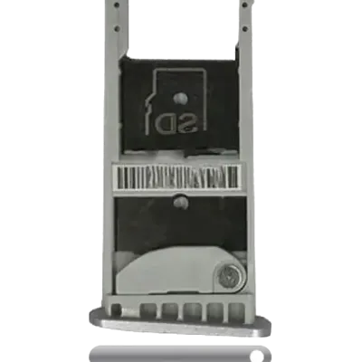 Лоток SIM для Motorola Moto Z Play Droid (XT1635 / 2016) (Silver)