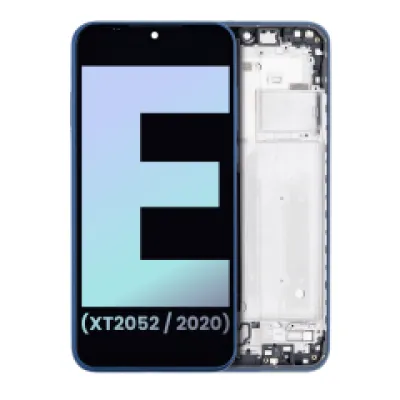 Дисплейний модуль з рамкою для Motorola Moto E (XT2052 / 2020) (Genuine OEM) (Midnight Blue)