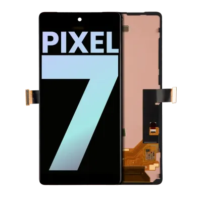 Дисплейний модуль з рамкою (з датчиком відбитка) для Google Pixel 7 (Genuine OEM) (всі кольори)