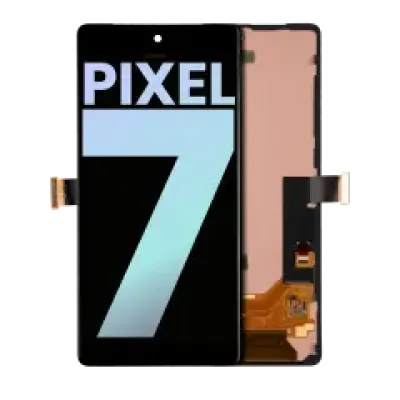 Дисплейний модуль з рамкою (з датчиком відбитка) для Google Pixel 7 (Genuine OEM) (всі кольори)