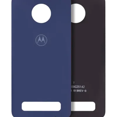 Back cover Glass For Motorola Moto Z3 Play (XT1929 / 2018) (Genuine OEM) (Deep Indigo)