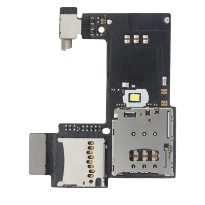 Sim Card Reader Flex With Board For Motorola Moto G2 (XT1068 / 2014) (Single Sim)