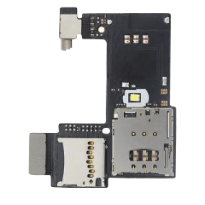 Шлейф зчитувача SIM-карти з платою для Motorola Moto G2 (XT1068 / 2014) (одна SIM)