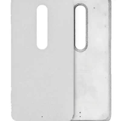 Back cover Glass For Motorola Moto X Style (XT1572 / 2015) (White)