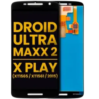 Дисплейний модуль для Motorola Droid Ultra Maxx 2 / Moto X Play (XT1565 / XT1561 / 2015) без рамки (Refurbished) (чорний)