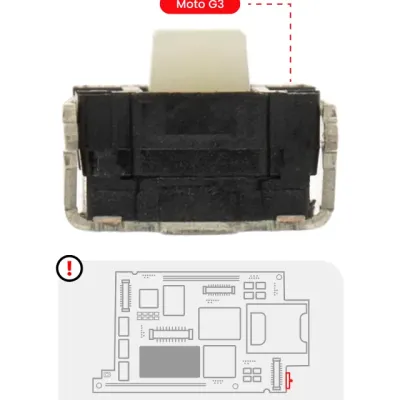 Кліш кнопки живлення / гучності для Motorola Moto G3 (XT1540 / 2015) / G (XT1032 / 2013) (потрібна пайка)