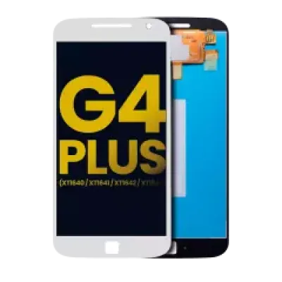 Дисплейний модуль (LCD) без рамки для Motorola Moto G4 Plus (XT1640 / XT1641 / XT1642 / XT1644 / 2016) (Refurbished) (білий)