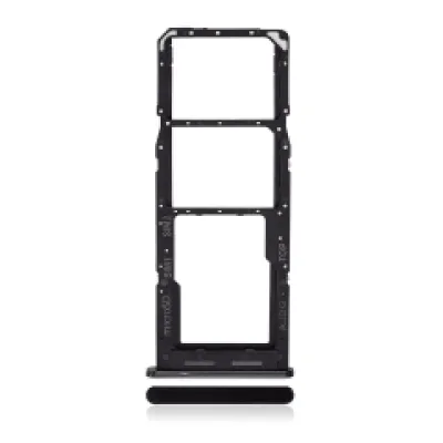 Лоток подвійної SIM для Samsung Galaxy A04S (A047 / 2022) (чорний)