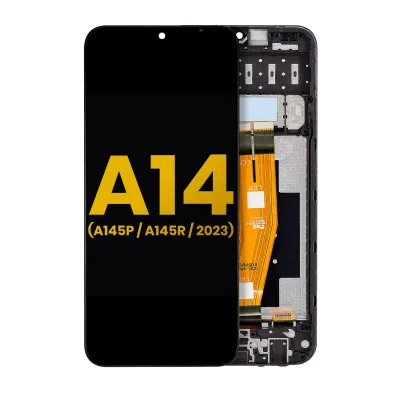Дисплейний модуль (LCD) з рамкою для Samsung Galaxy A14 4G (A145P / A145R / 2023) (Refurbished) (All Colors)