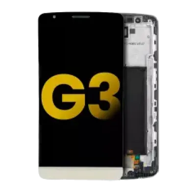 Дисплейний модуль для LG G3 з рамкою (Refurbished) (золотий)