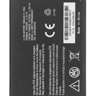 Акумулятор для ZTE Grand X3 (Z959) / Warp 7 (N9519) / Zmax Champ (Z917VL) (Li3831T43P4H826247)