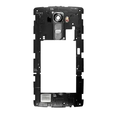 Корпус задньої кришки з рамкою і шлейфом живлення та гучності для LG G4 (чорний)
