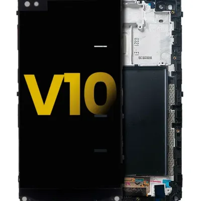 Дисплейний модуль (LCD) з рамкою для LG V10 (Refurbished) (чорний)