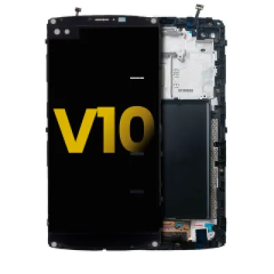 Дисплейний модуль (LCD) з рамкою для LG V10 (Refurbished) (чорний)