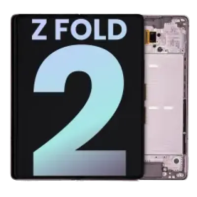 Внутрішній дисплейний модуль (OLED) з рамкою для Samsung Galaxy Z Fold 2 5G (US & International) (Service Pack) (Mystic Bronze With Gold Hinge)