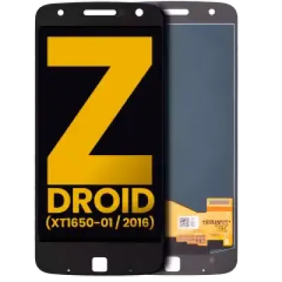 Дисплейний модуль (LCD) без рамки для Motorola Moto Z / Moto Z Droid (XT1650-01 / 2016) (Refurbished) (чорний)