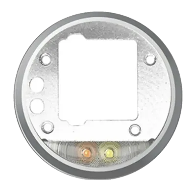 Кріплення скла камери й дифузор спалаху для Motorola Moto Z Droid (XT1650-01 / 2016) (сріблястий)