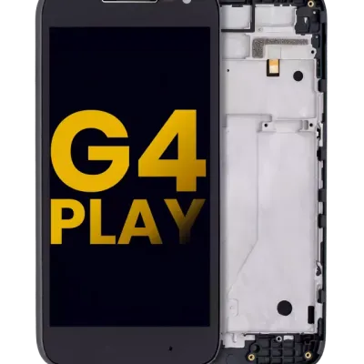 LCD Assembly With Frame For Motorola Moto G4 Play (XT1600 / XT1601 / XT1602 / XT1603 / XT1604 / XT1607 / XT1609 / 2016) (Refurbished) (Black)