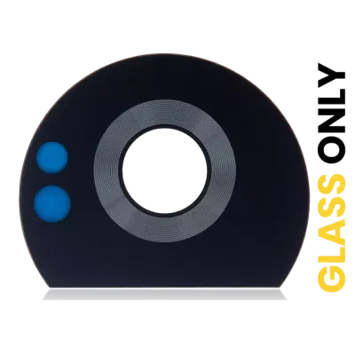 Back Camera Lens (Glass Only) With Adhesive For Motorola Moto Z2 Play (XT1710 / 2017) (Black)