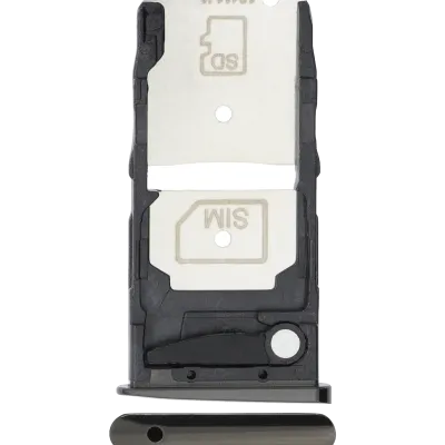 Лоток SIM (одна карта) для Motorola Moto Z3 (XT1929-17 / 2018) / Z3 Play (XT1929 / 2018) (чорний)