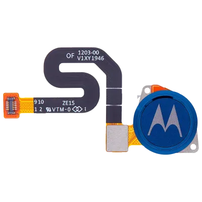 Сканер відбитків пальців зі шлейфом для Motorola Moto G7 Power (XT1955 / 2019) (Genuine OEM) (Marine Blue)