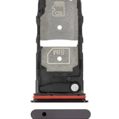 Лоток SIM (одна карта) для Motorola Edge Plus 5G (XT2061 / 2020) (Genuine OEM) (Smokey Sangria)