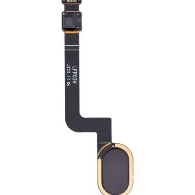 Home Button With Flex Cable For Motorola Moto G5 Plus (XT1687 / 2017) (Genuine OEM) (Black)