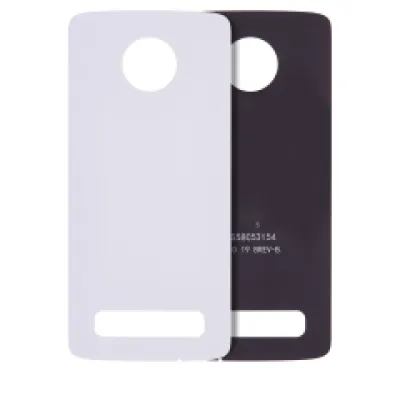 Заднє скло для Motorola Moto Z4 (XT1980-3 / XT1980-4 / 2019) (Genuine OEM) (білий)