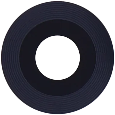 Скло основної камери (Round) для Motorola Moto E (XT2052 / 2020) (Genuine OEM) (чорний)