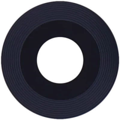 Скло основної камери (Round) для Motorola Moto E (XT2052 / 2020) (Genuine OEM) (чорний)