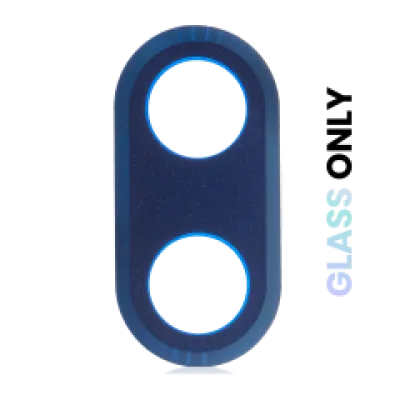 Скло основної камери (Glass Only) з проклейкою для Motorola Moto One Hyper (XT2027-1 / 2020) (Genuine OEM) (Deepsea Blue)
