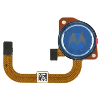 Сканер відбитків з шлейфом для Motorola Moto G Play (XT2093 / 2021) (Genuine OEM) (Misty Blue)