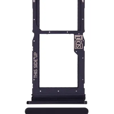 Лоток SIM (одна SIM) для Motorola Moto G8 Power / Moto G Power (XT2041 / 2020) (Genuine OEM) (Smoke Black)