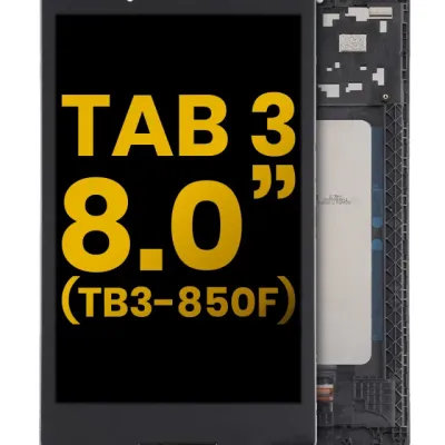 Дисплейний модуль з рамкою для Lenovo Tab 3 (TB3-850) (HD) (Black Denim) (Refurbished)