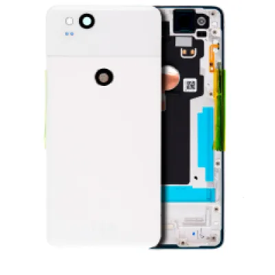 Корпус з передвстановленими дрібними компонентами для Google Pixel 2 (Used OEM Pull: Grade A) (білий)