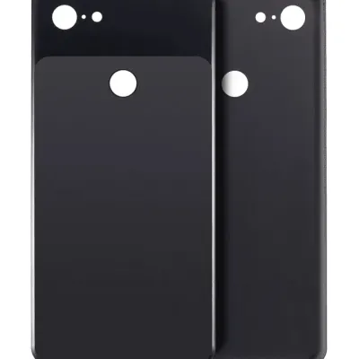 Back cover Glass For Google Pixel 3 XL (Just Black)