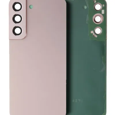 Задня кришка зі склом камери для Samsung Galaxy S22 5G (Service Pack) (Pink Gold)
